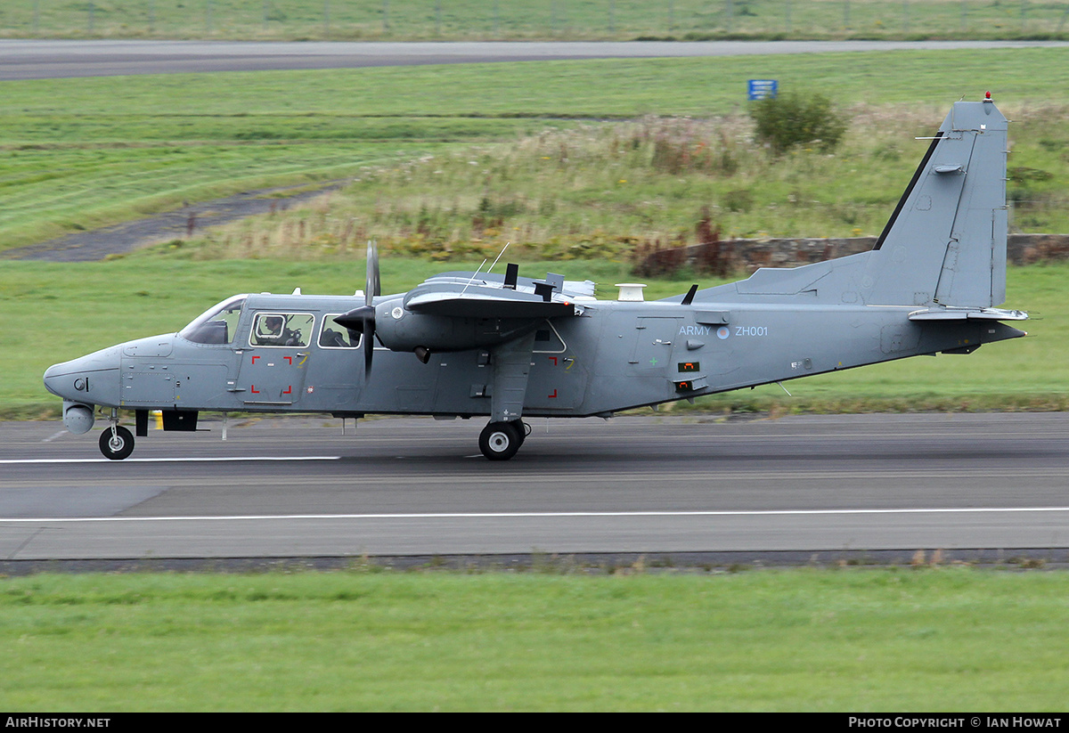 Aircraft Photo of ZH001 | Britten-Norman BN-2T-4S Defender AL2 | UK - Army | AirHistory.net #227481