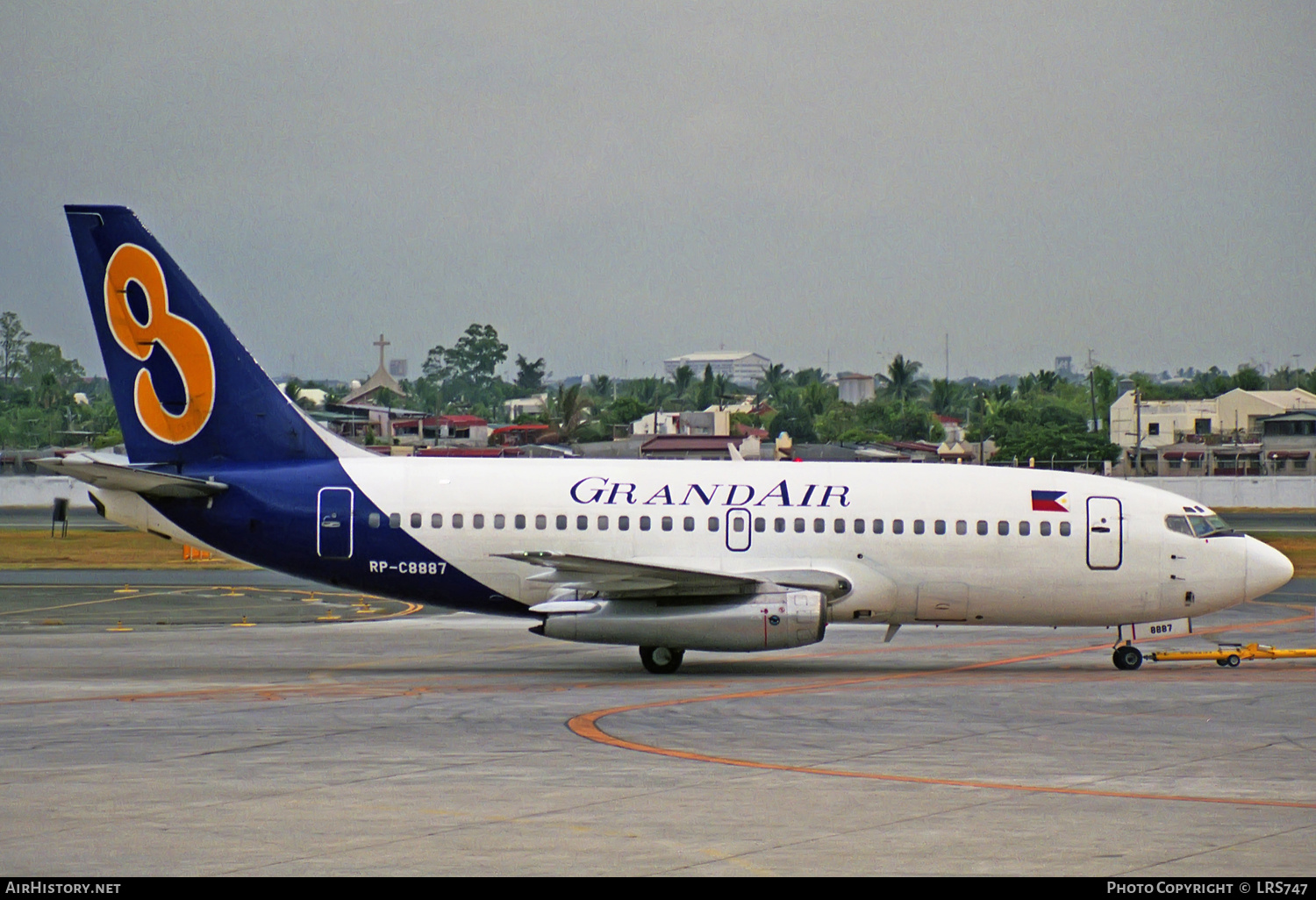 Aircraft Photo of RP-C8887 | Boeing 737-247 | Grand Air International | AirHistory.net #227487