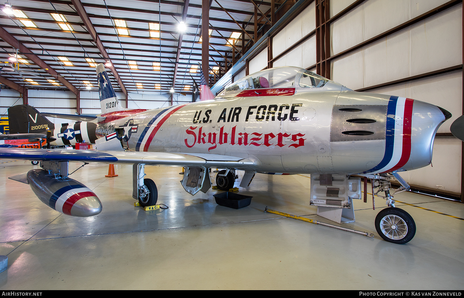 Aircraft Photo of N86FR / NX86FR / 31201 | North American F-86F Sabre | USA - Air Force | AirHistory.net #227498