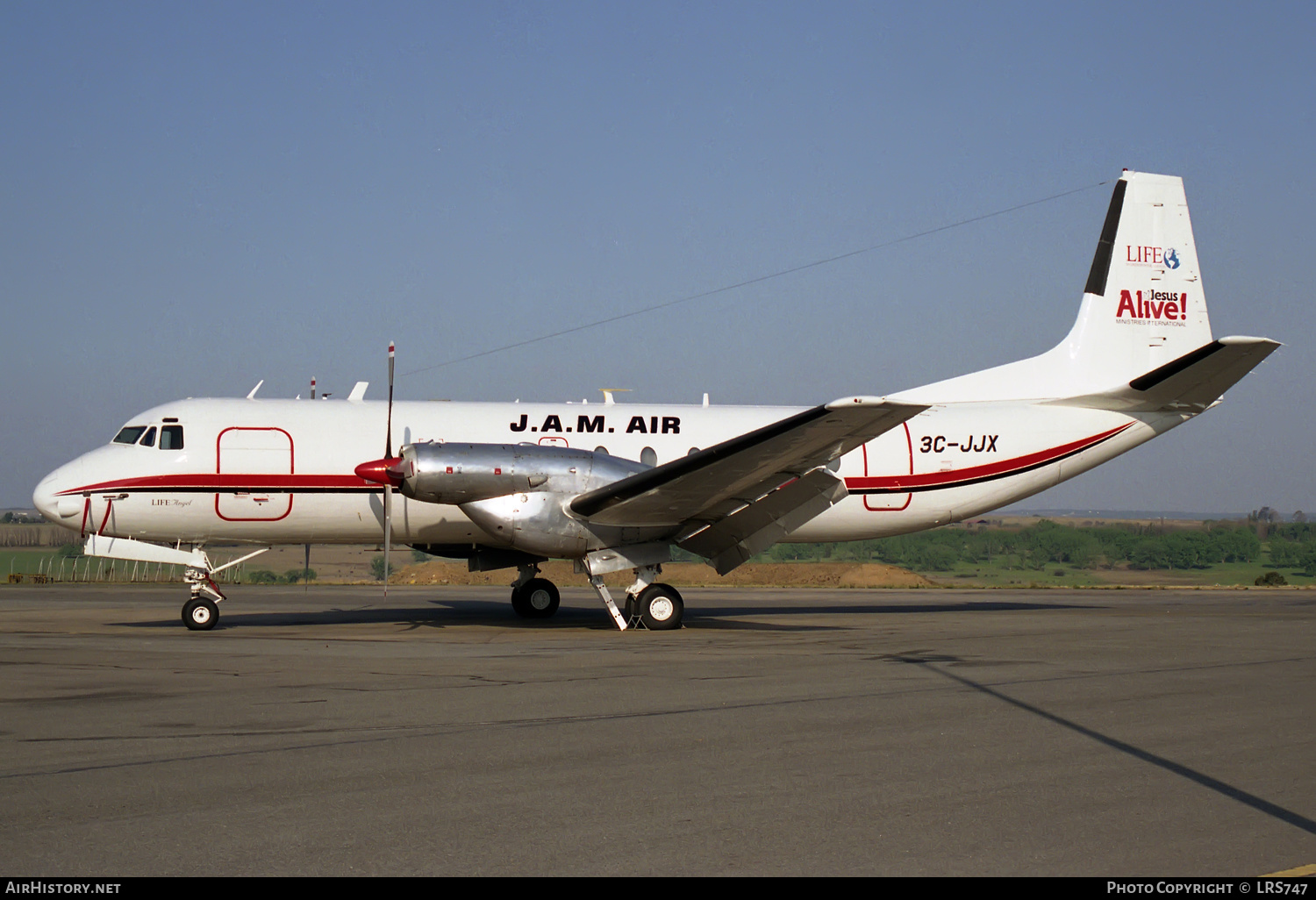 Aircraft Photo of 3C-JJX | Hawker Siddeley HS-780 Andover C1 | J.A.M. Air - Jesus Alive Ministeries | AirHistory.net #227507