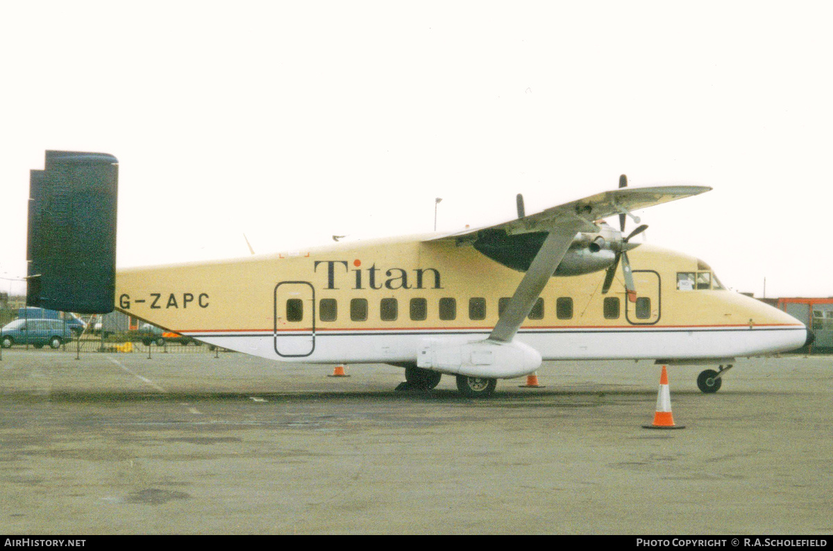 Aircraft Photo of G-ZAPC | Short 330-200 | Titan Airways | AirHistory.net #227518