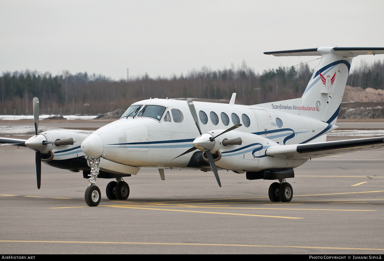 Aircraft Photo of SE-MAZ | Beech B200 Super King Air | Scandinavian Air Ambulance - SAA | AirHistory.net #227538