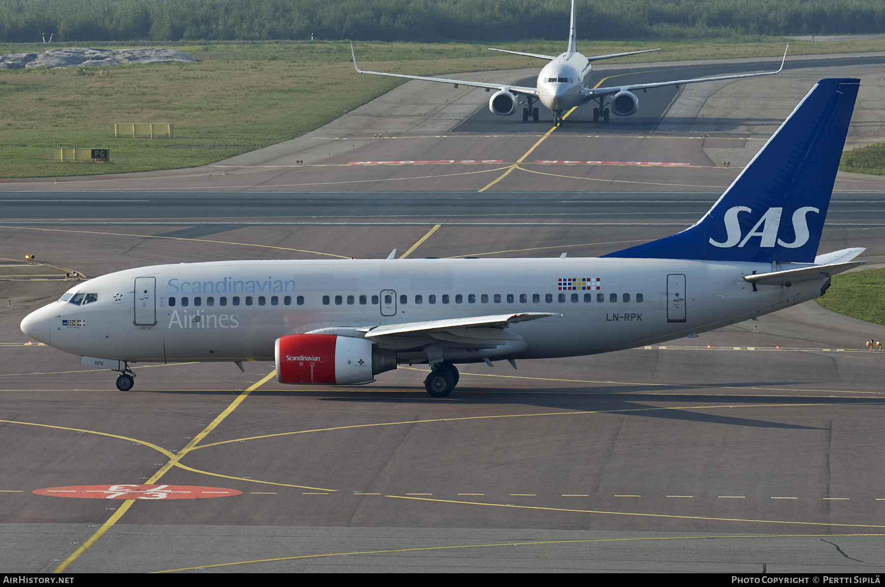 Aircraft Photo of LN-RPK | Boeing 737-783 | Scandinavian Airlines - SAS | AirHistory.net #227558