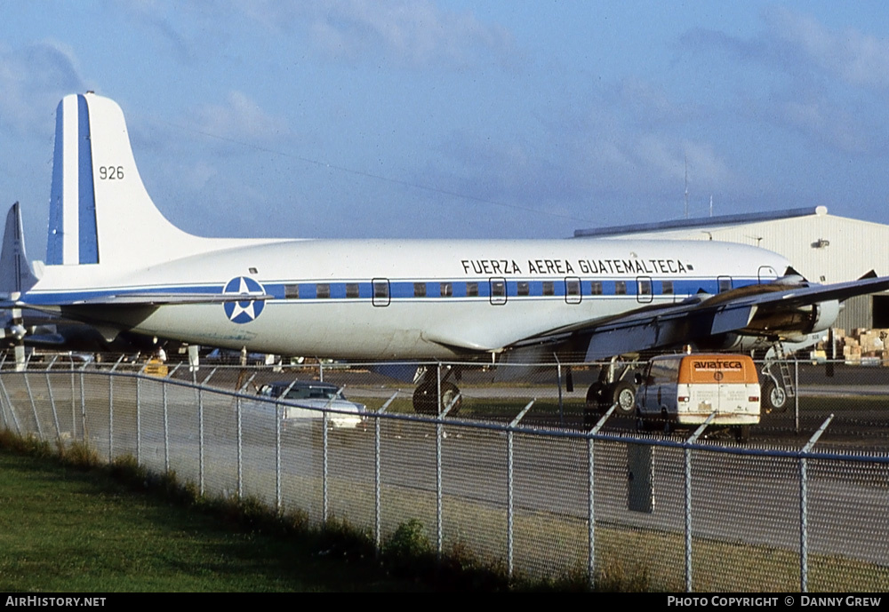 Aircraft Photo of 926 | Douglas DC-6B(F) | Guatemala - Air Force | AirHistory.net #227567