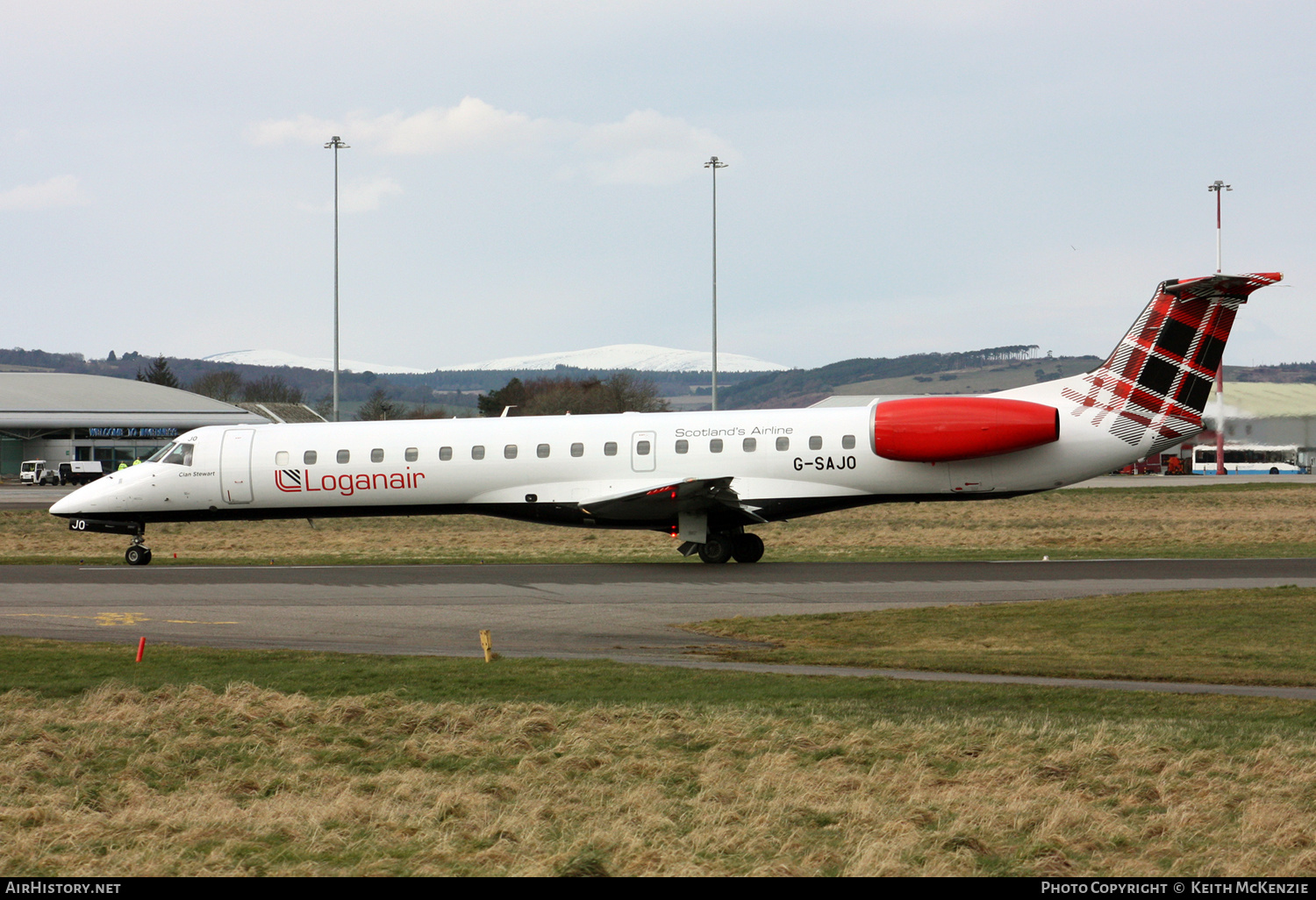 Aircraft Photo of G-SAJO | Embraer ERJ-145MP (EMB-145MP) | Loganair | AirHistory.net #227569