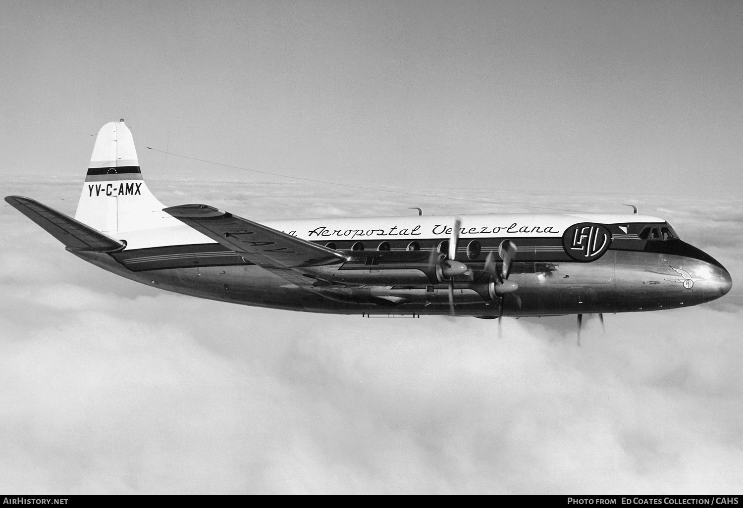 Aircraft Photo of YV-C-AMX | Vickers 749 Viscount | Línea Aeropostal Venezolana | AirHistory.net #227600