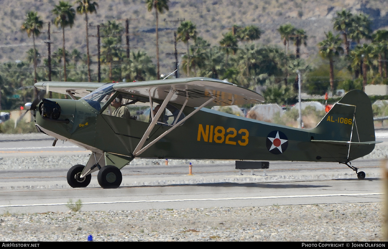 Aircraft Photo of N1823 | American Legends Aircraft Company AL3 Legend Cub | USA - Air Force | AirHistory.net #227608