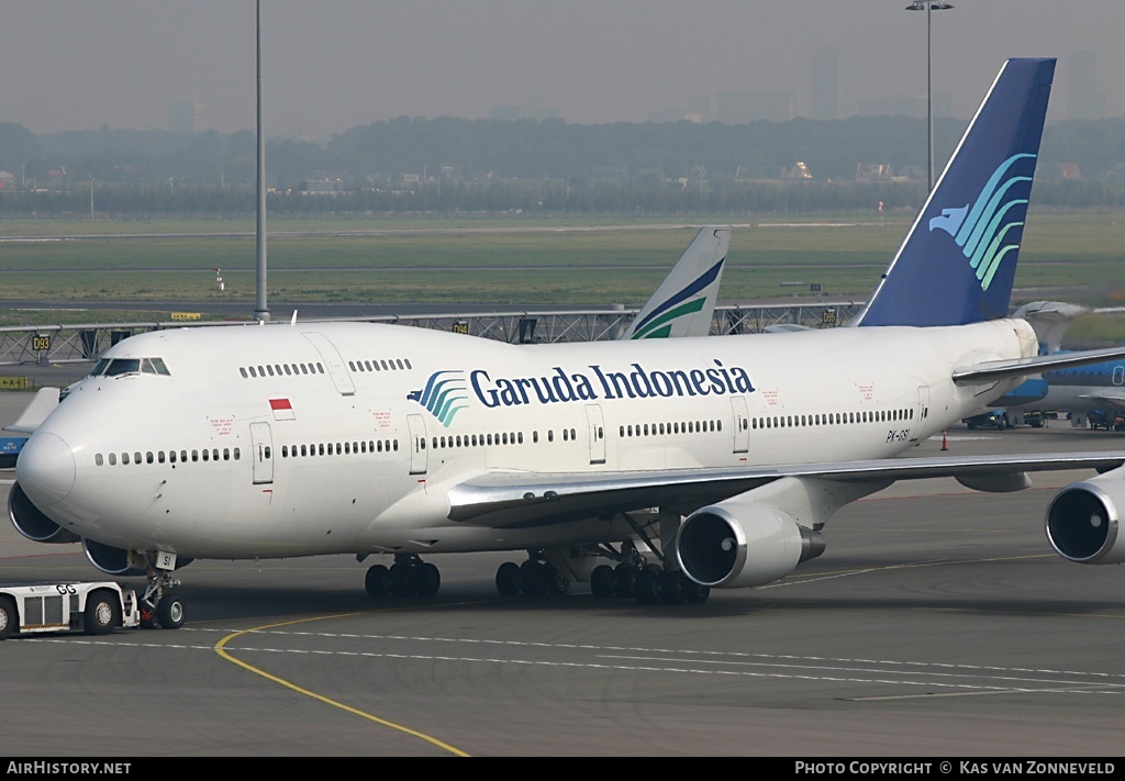 Aircraft Photo of PK-GSI | Boeing 747-441 | Garuda Indonesia | AirHistory.net #227628