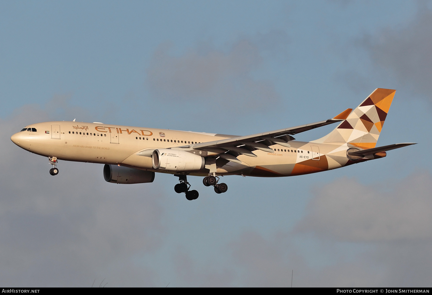 Aircraft Photo of A6-EYD | Airbus A330-243 | Etihad Airways | AirHistory.net #227638