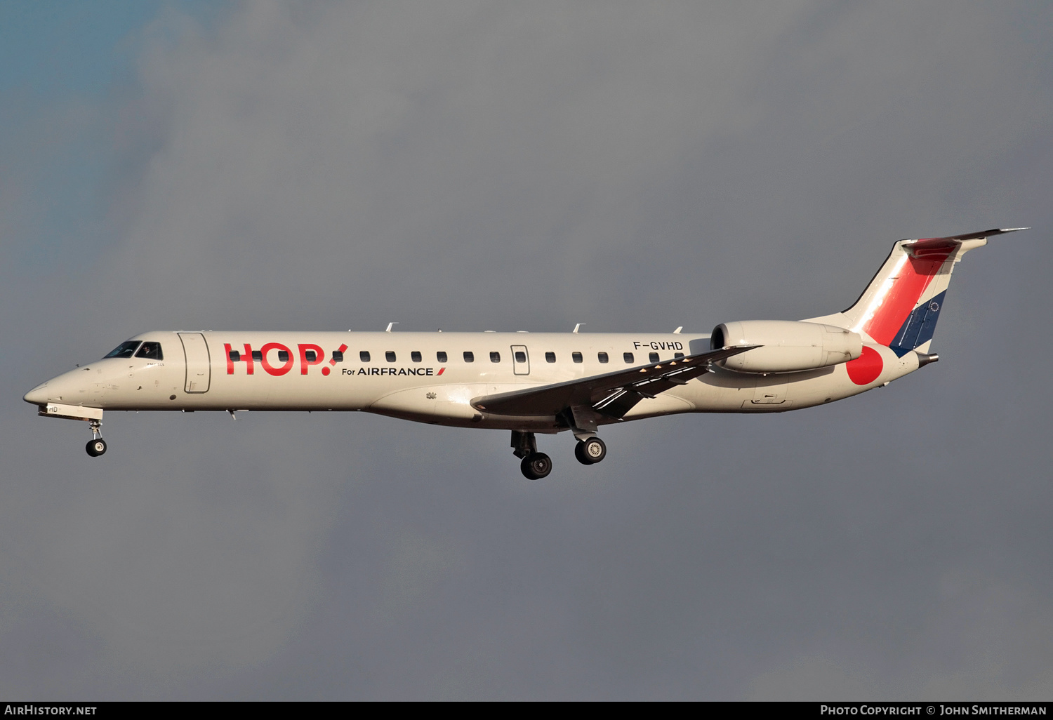 Aircraft Photo of F-GVHD | Embraer ERJ-145MP (EMB-145MP) | Hop! | AirHistory.net #227641