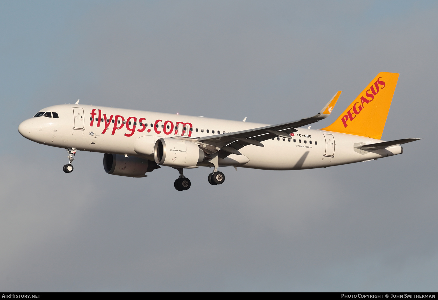 Aircraft Photo of TC-NBG | Airbus A320-251N | Pegasus Airlines | AirHistory.net #227669