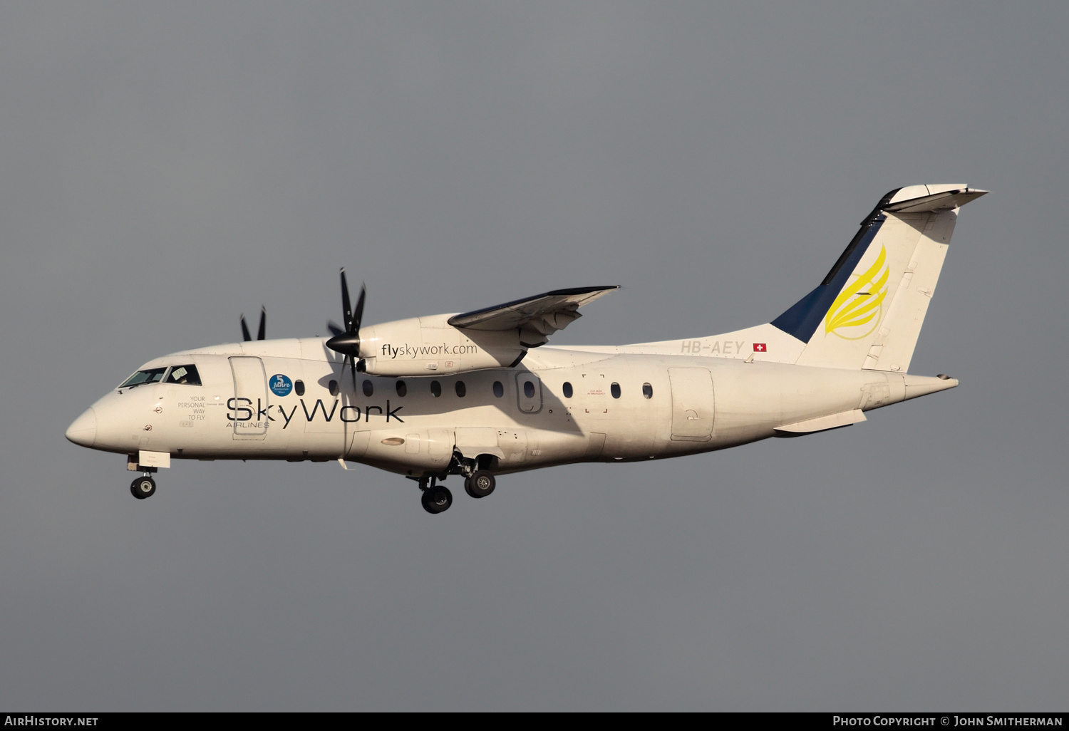 Aircraft Photo of HB-AEY | Fairchild Dornier 328-130 | SkyWork Airlines | AirHistory.net #227678