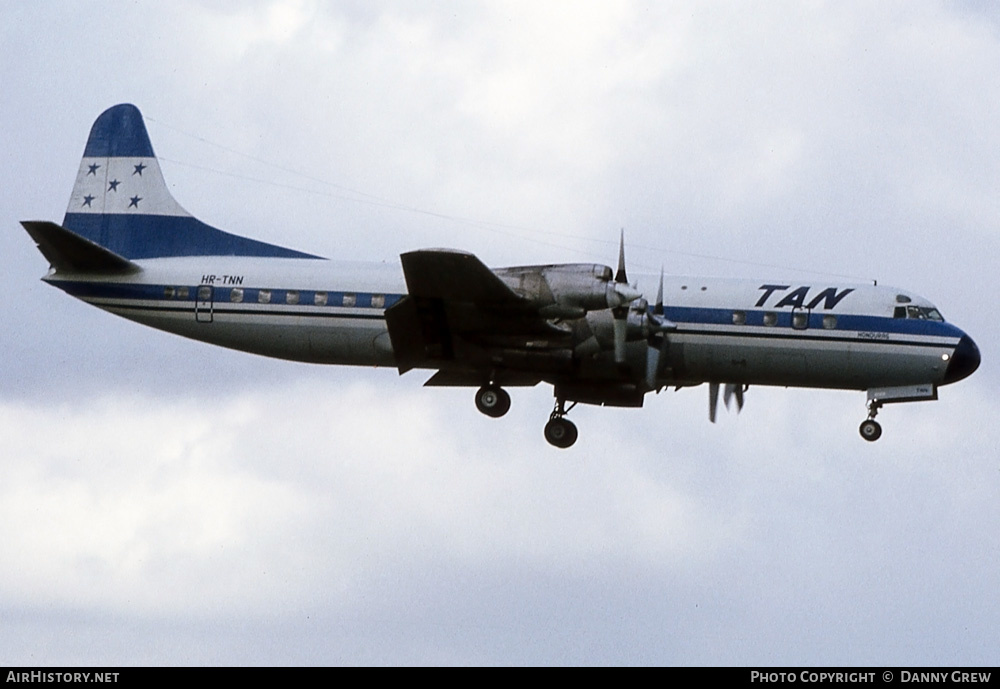 Aircraft Photo of HR-TNN | Lockheed L-188A Electra | TAN - Transportes Aereos Nacionales | AirHistory.net #227723