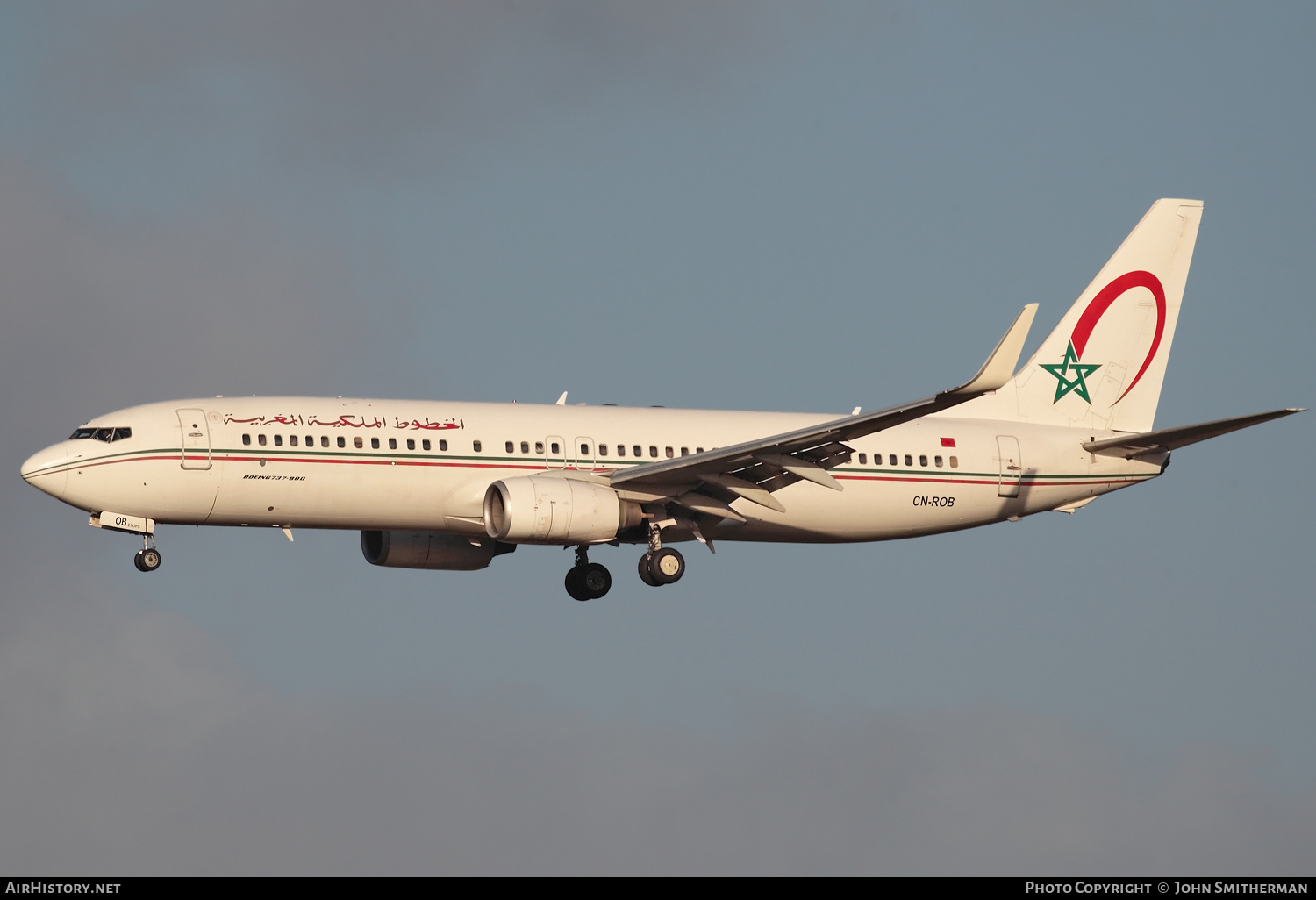 Aircraft Photo of CN-ROB | Boeing 737-8B6 | Royal Air Maroc - RAM | AirHistory.net #227745