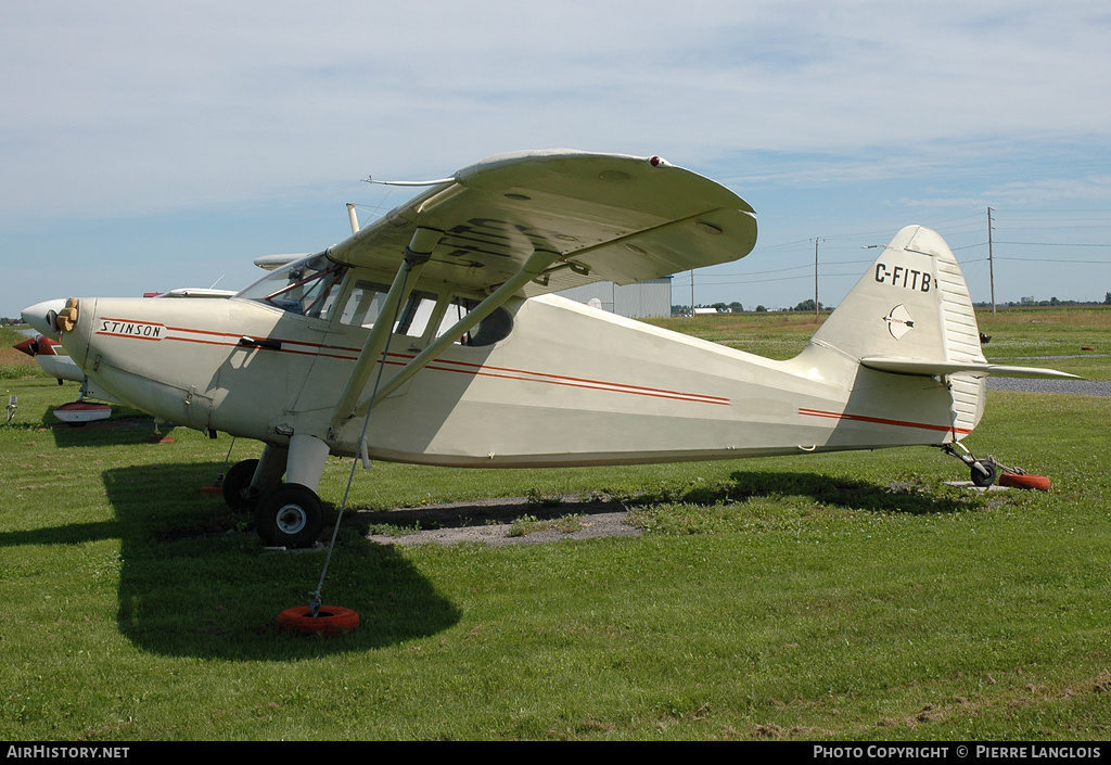 Aircraft Photo of C-FITB | Stinson 108-2 | AirHistory.net #227750