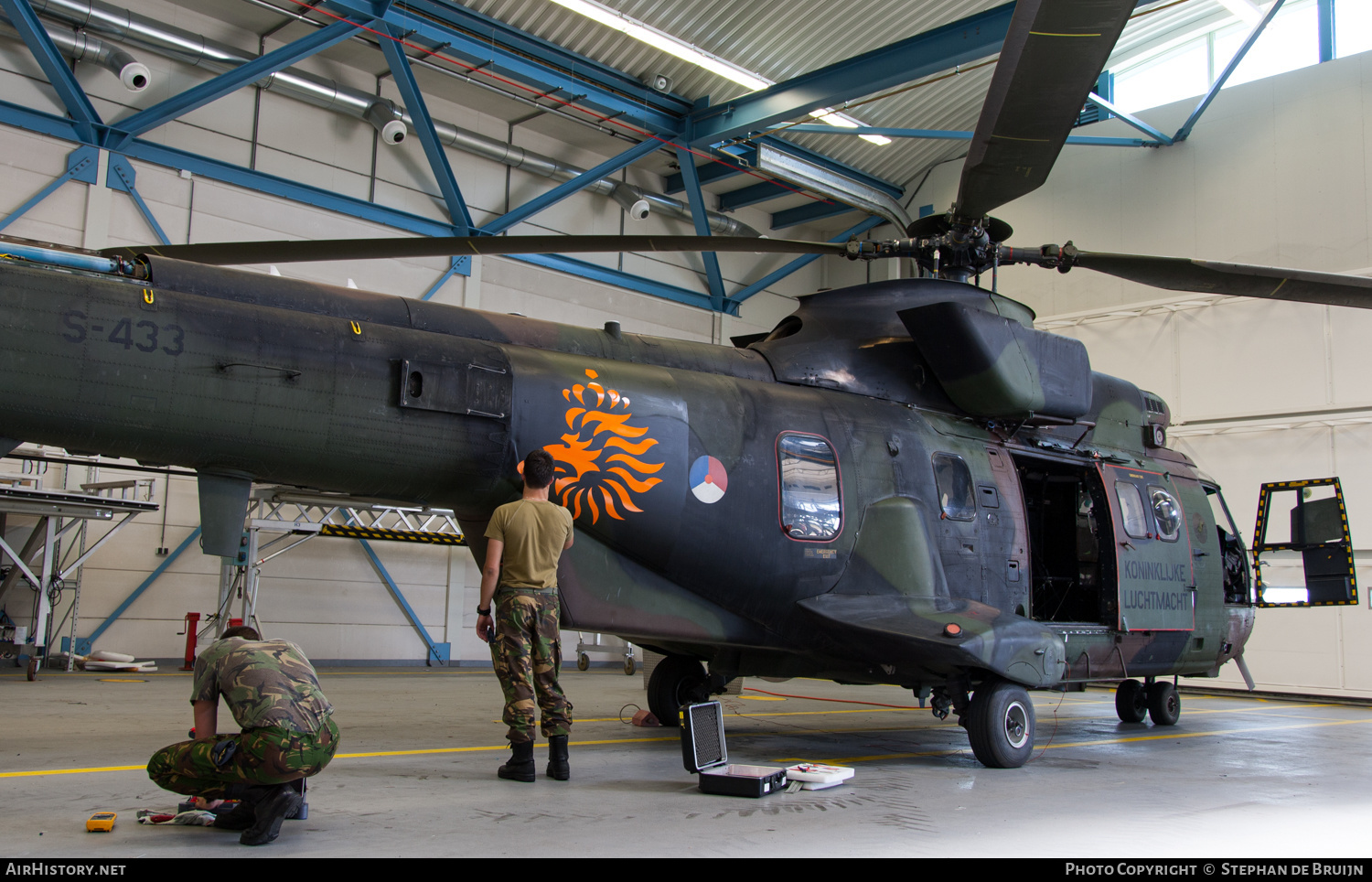 Aircraft Photo of S-433 | Eurocopter AS-532U2 Cougar Mk2 | Netherlands - Air Force | AirHistory.net #227777