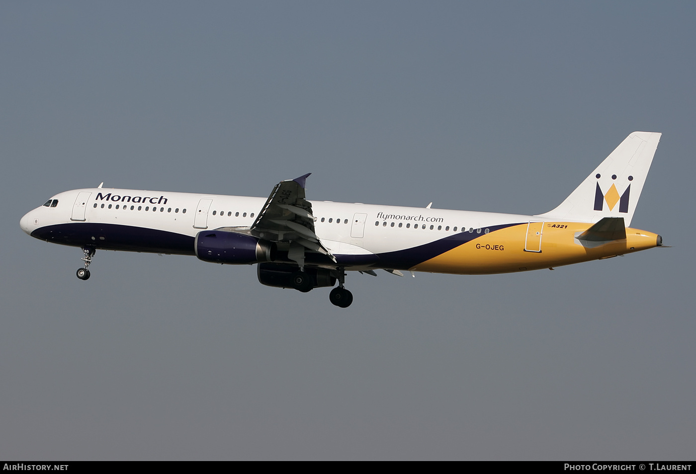 Aircraft Photo of G-OJEG | Airbus A321-231 | Monarch Airlines | AirHistory.net #227781