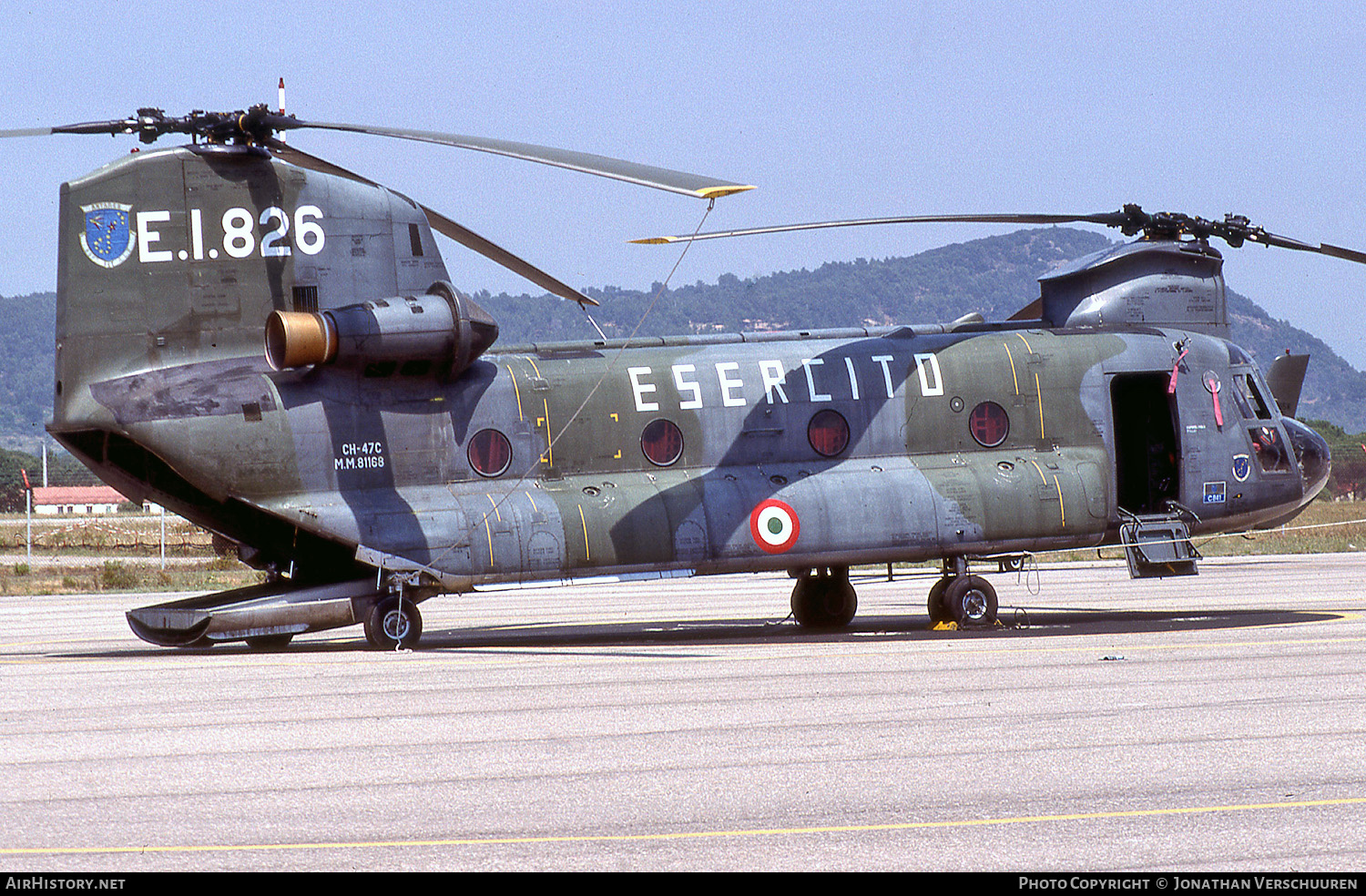 Aircraft Photo of MM81168 | Boeing CH-47C Plus Chinook (219) | Italy - Army | AirHistory.net #227830