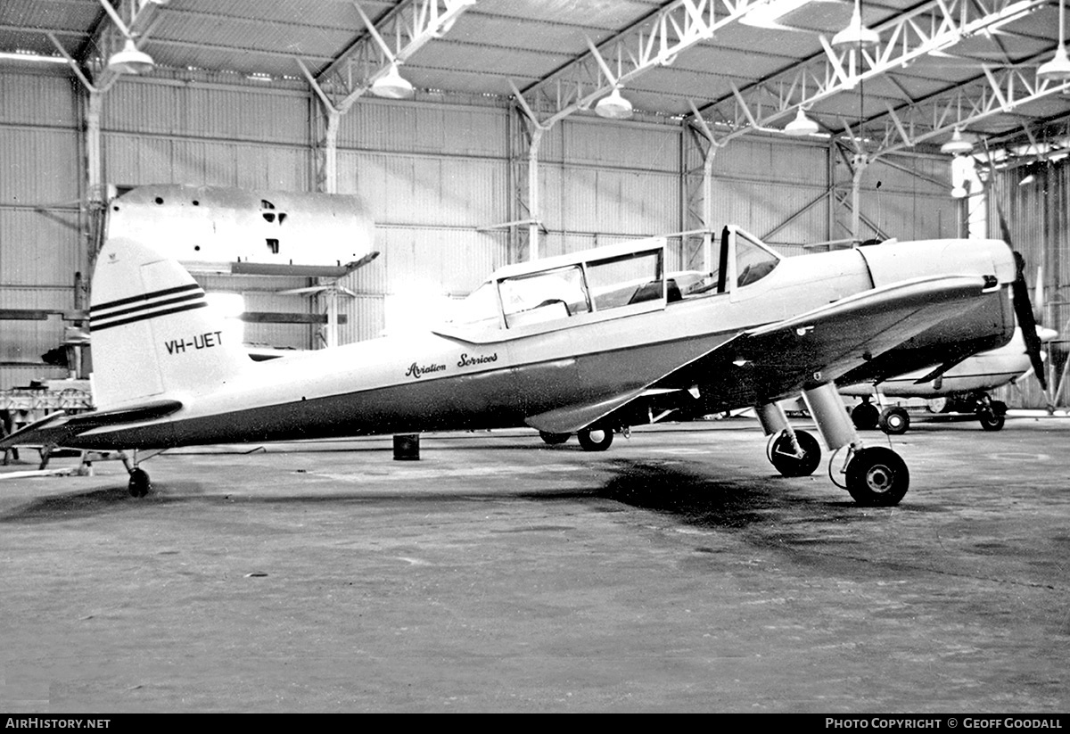 Aircraft Photo of VH-UET | De Havilland DHC-1 Chipmunk T10 | Air Services | AirHistory.net #227877