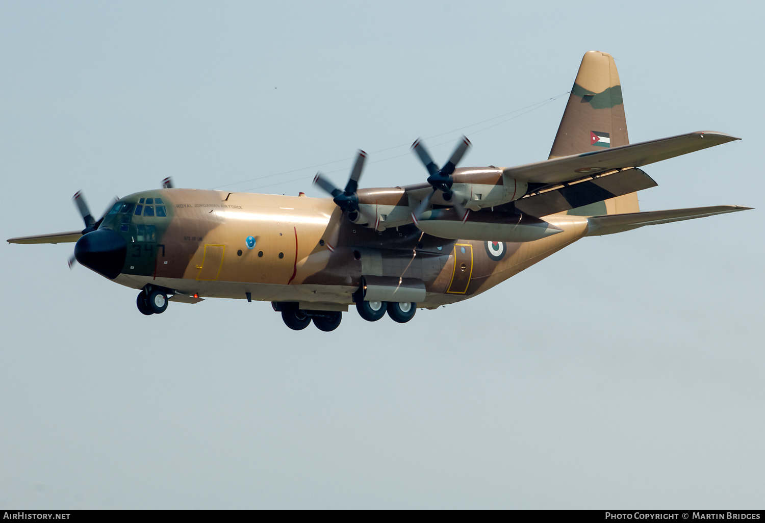 Aircraft Photo of 347 | Lockheed C-130H Hercules | Jordan - Air Force | AirHistory.net #227879