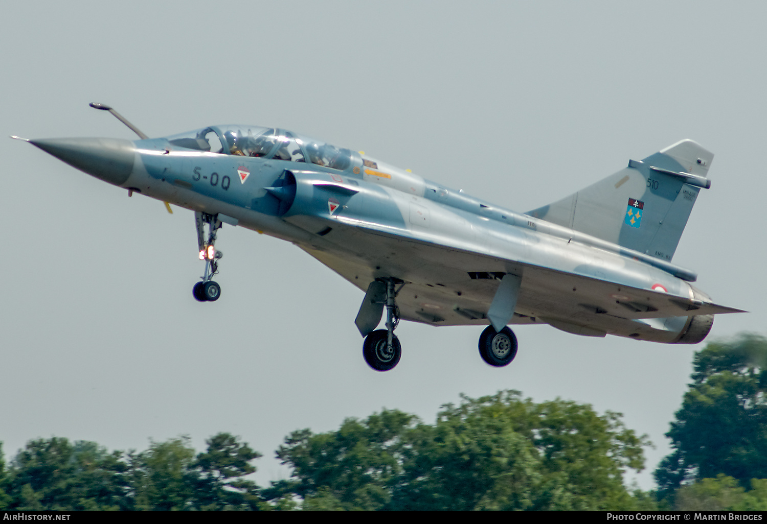 Aircraft Photo of 510 | Dassault Mirage 2000B | France - Air Force | AirHistory.net #227892