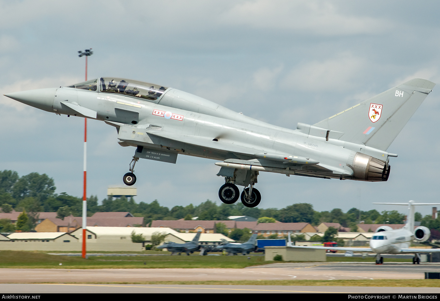 Aircraft Photo of ZJ809 | Eurofighter EF-2000 Typhoon T1 | UK - Air Force | AirHistory.net #227894