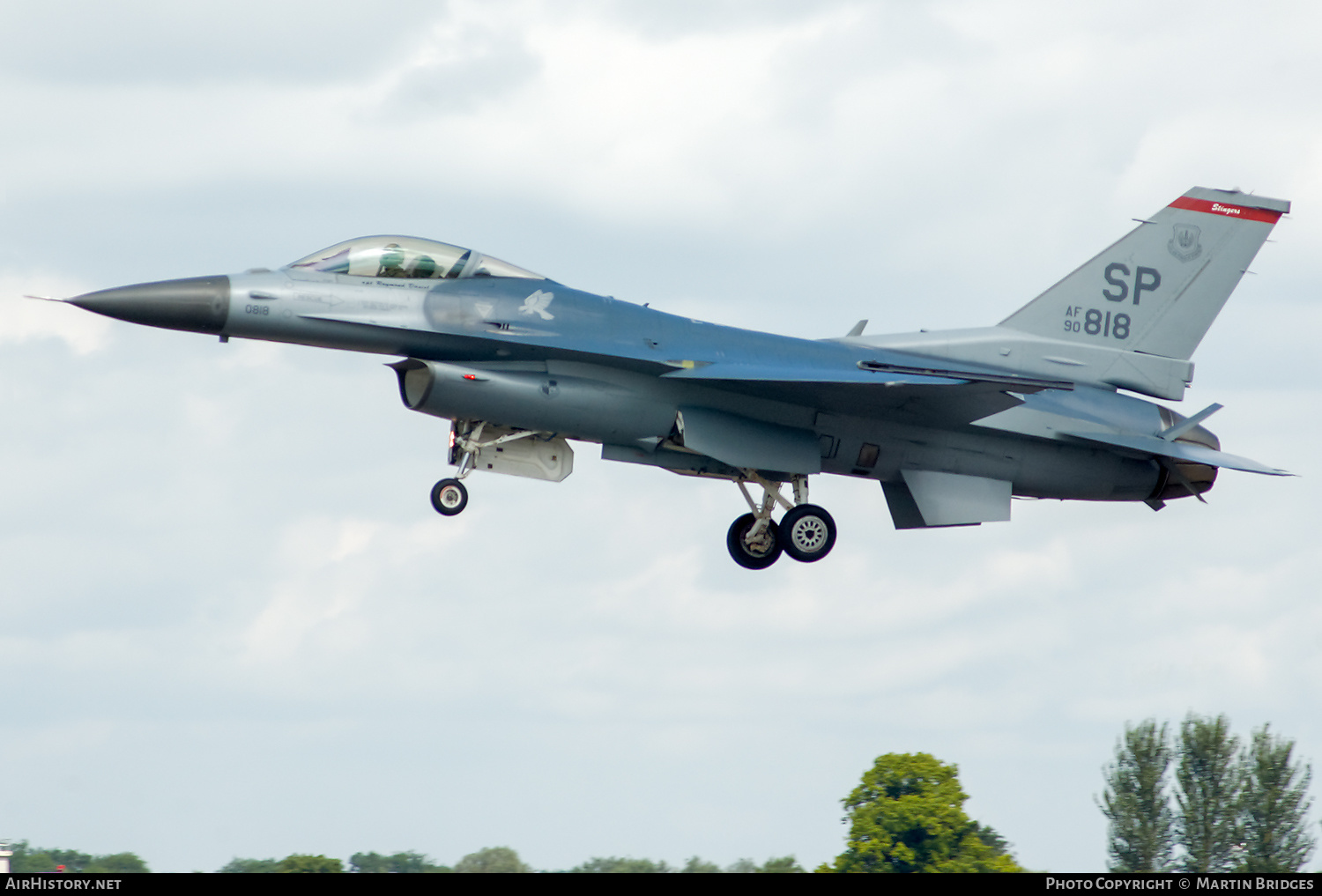 Aircraft Photo of 90-0818 / AF90-818 | General Dynamics F-16CJ Fighting Falcon | USA - Air Force | AirHistory.net #227903