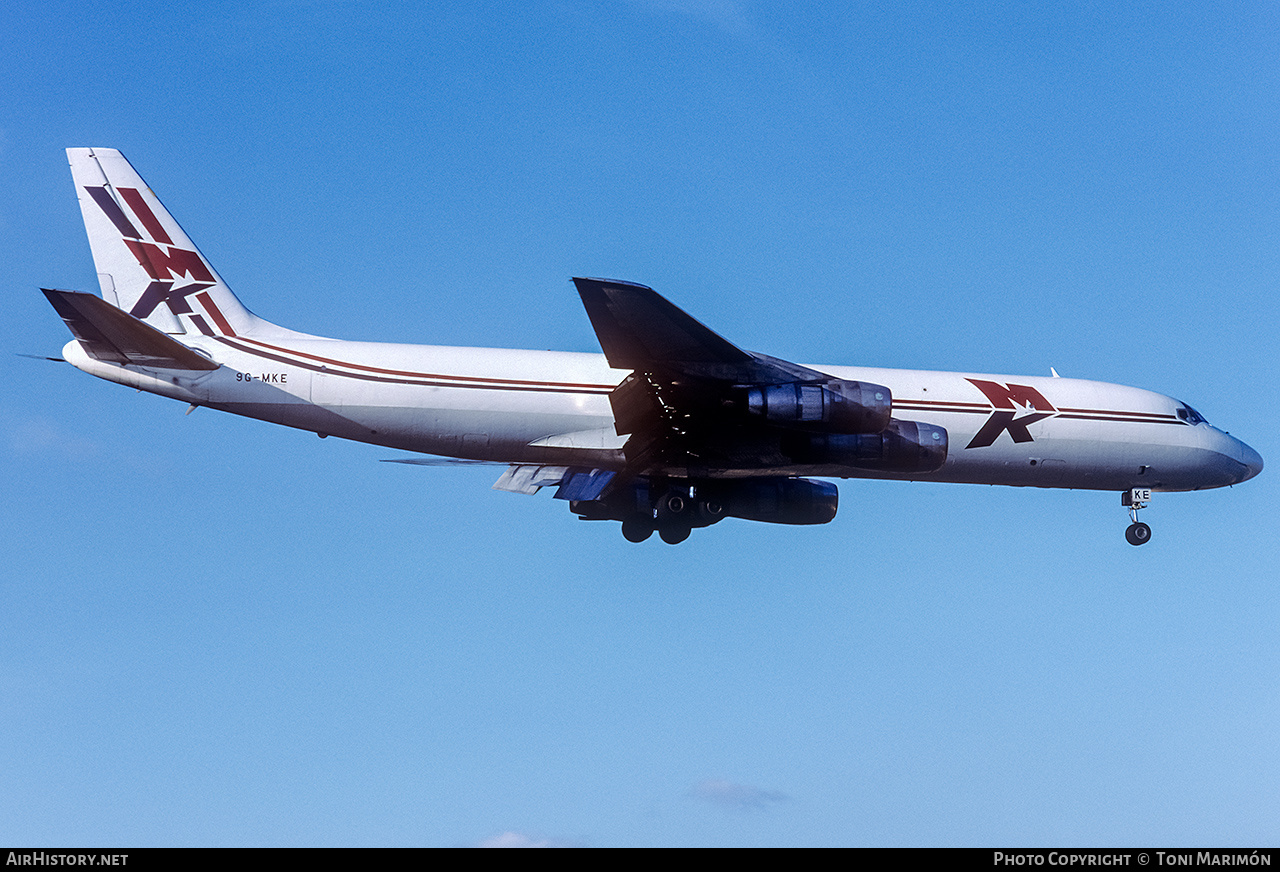 Aircraft Photo of 9G-MKE | Douglas DC-8-55(F) | MK Airlines | AirHistory.net #227914