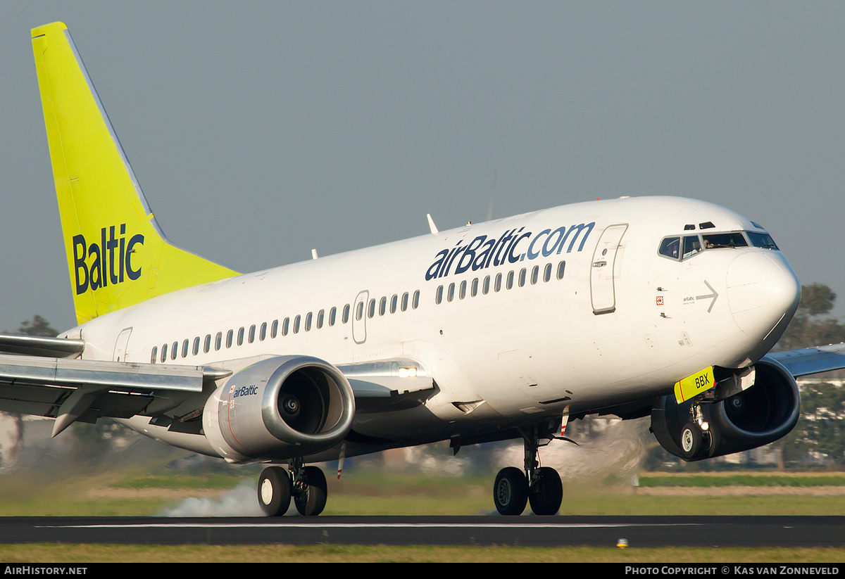 Aircraft Photo of YL-BBX | Boeing 737-36Q | AirBaltic | AirHistory.net #227927