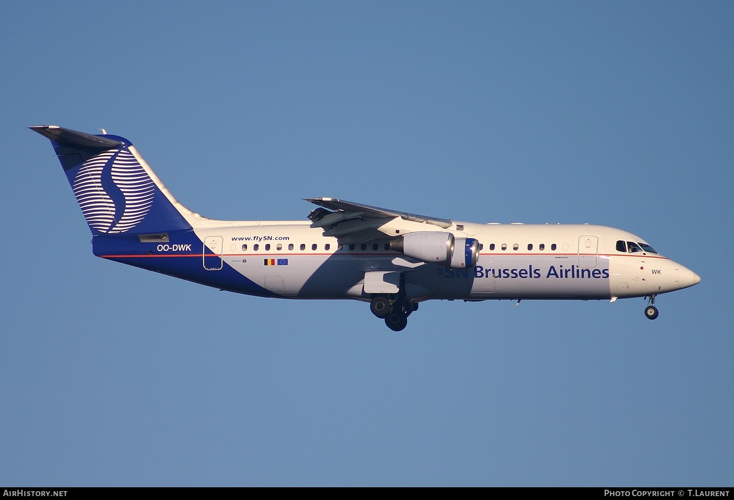 Aircraft Photo of OO-DWK | British Aerospace Avro 146-RJ100 | SN Brussels Airlines | AirHistory.net #227937