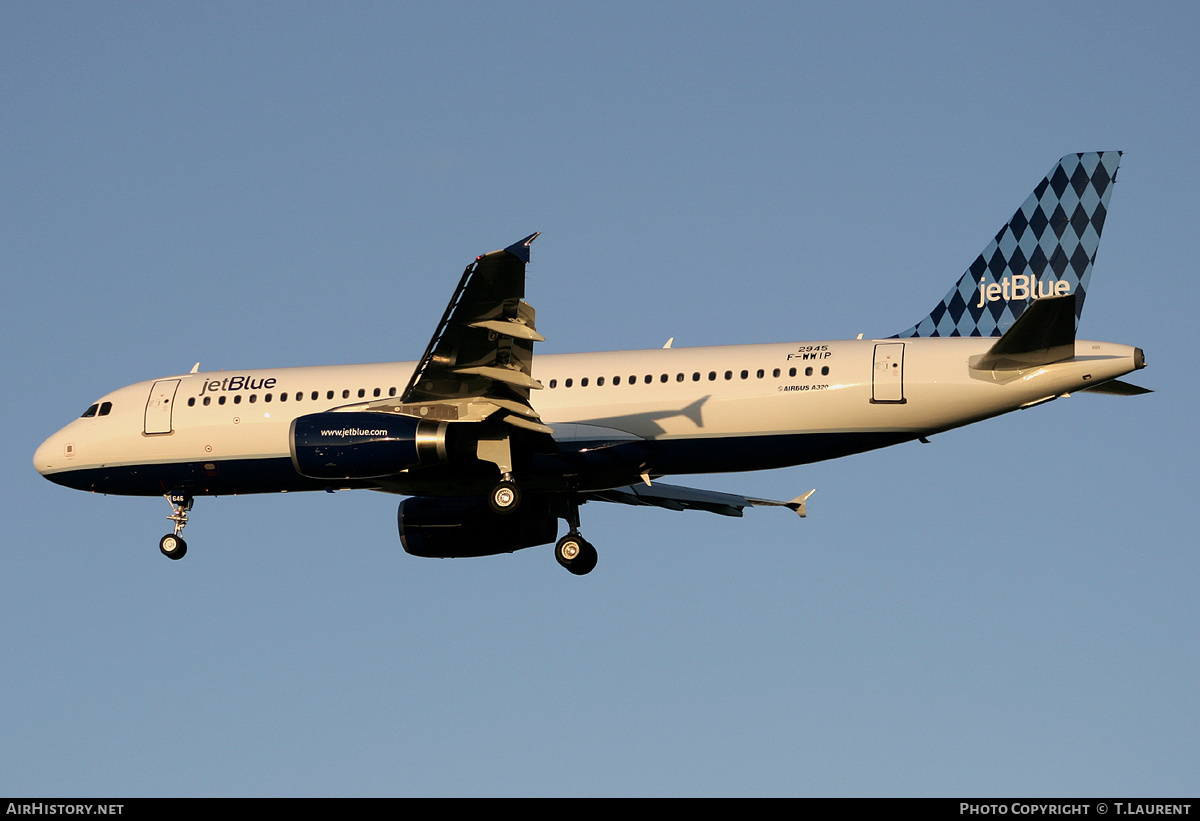 Aircraft Photo of F-WWIP | Airbus A320-232 | JetBlue Airways | AirHistory.net #227938