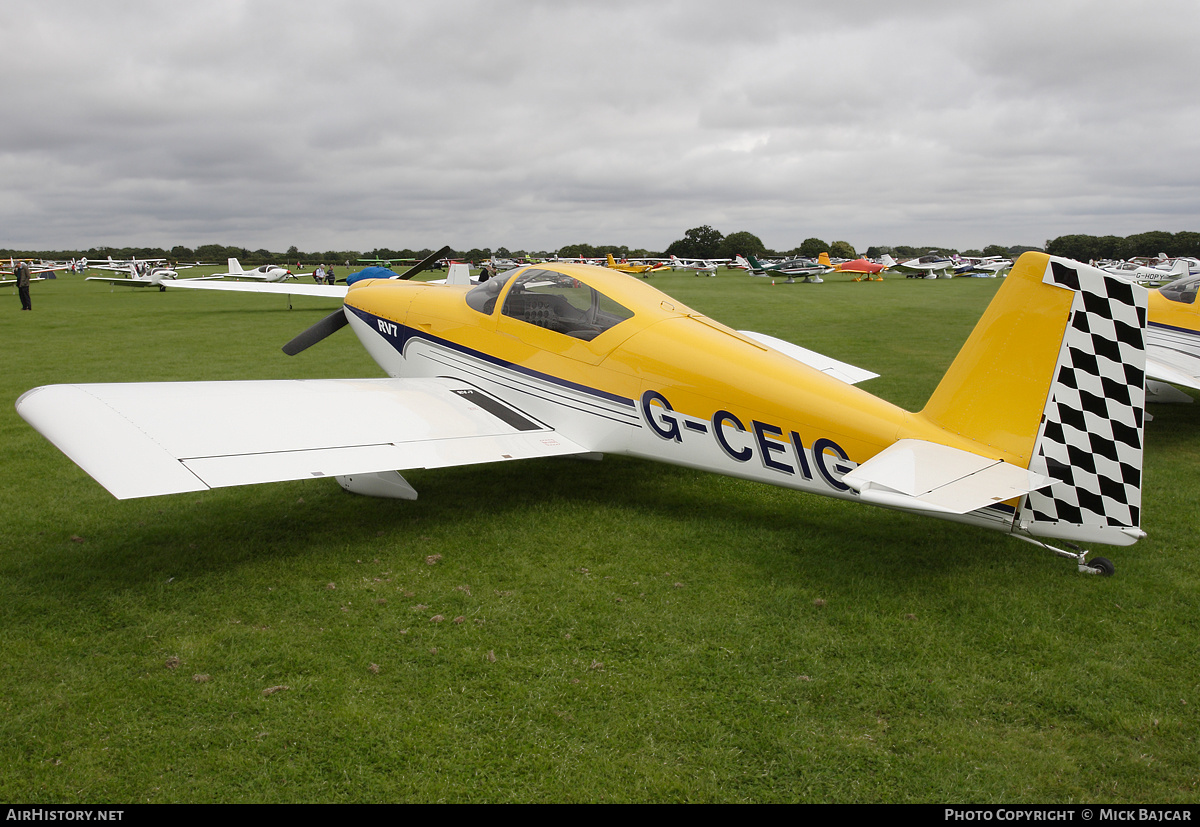 Aircraft Photo of G-CEIG | Van's RV-7 | AirHistory.net #227941