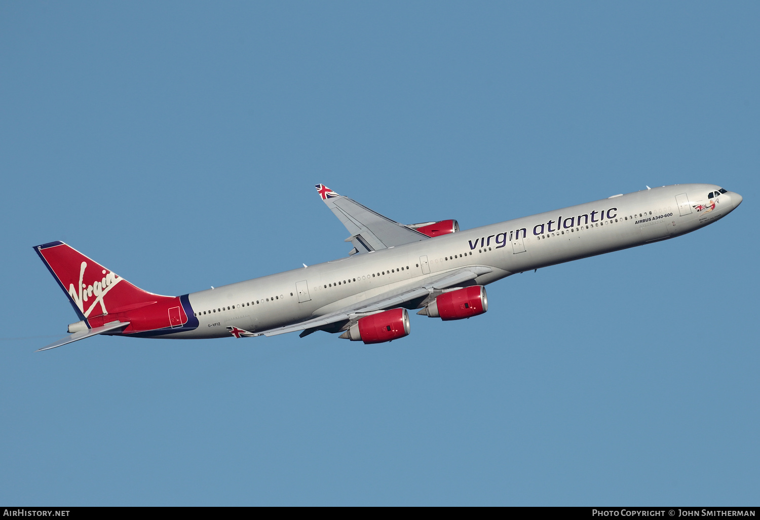 Aircraft Photo of G-VFIZ | Airbus A340-642 | Virgin Atlantic Airways | AirHistory.net #227995