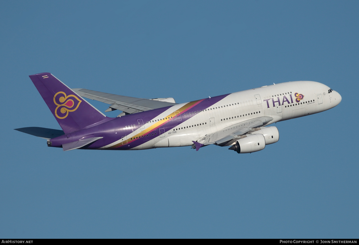 Aircraft Photo of HS-TUA | Airbus A380-841 | Thai Airways International | AirHistory.net #227997