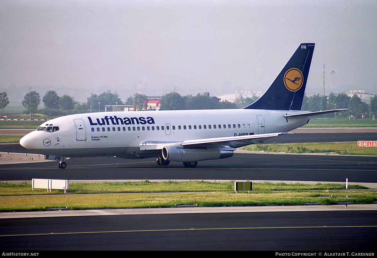 Aircraft Photo of D-ABFR | Boeing 737-230/Adv | Lufthansa | AirHistory.net #228018