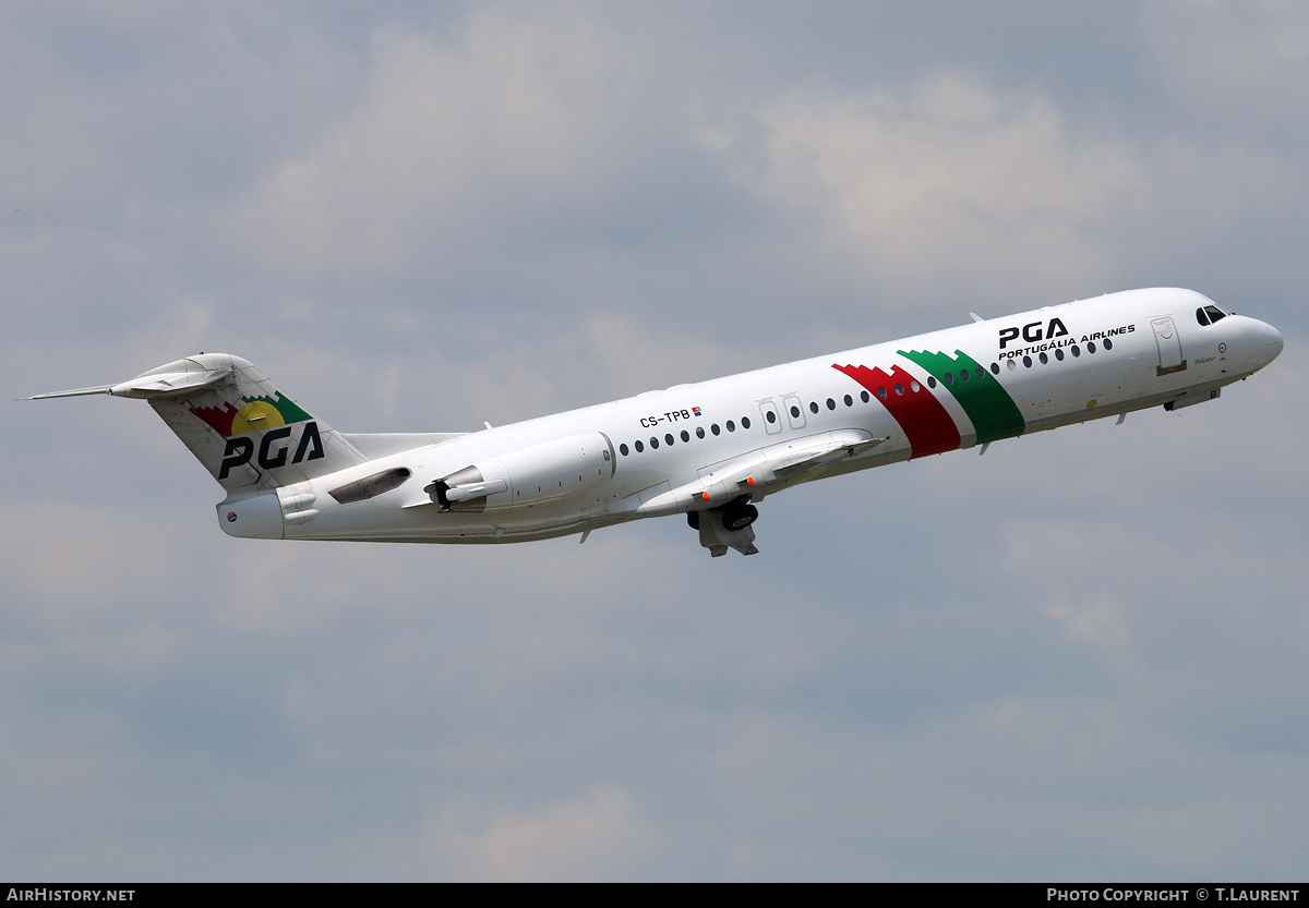 Aircraft Photo of CS-TPB | Fokker 100 (F28-0100) | Portugália Airlines - PGA | AirHistory.net #228047