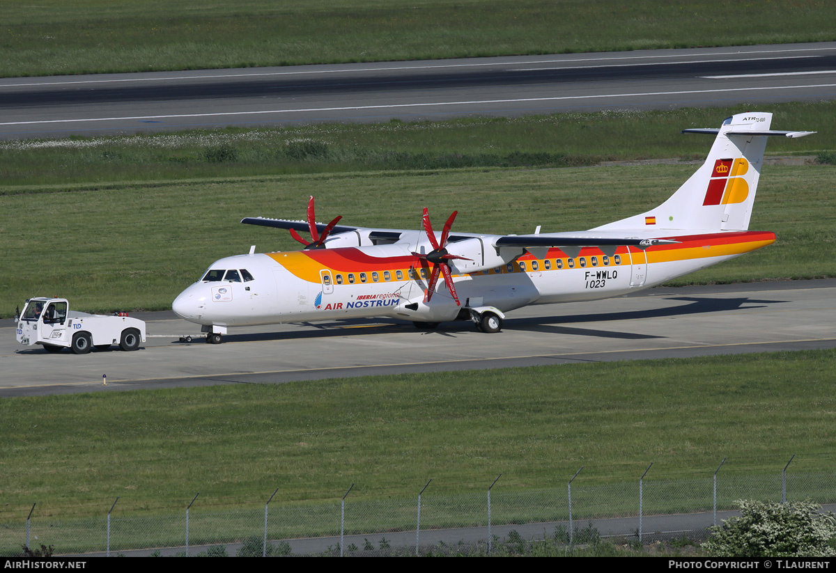 Aircraft Photo of F-WWLQ | ATR ATR-72-600 (ATR-72-212A) | Iberia Regional | AirHistory.net #228062