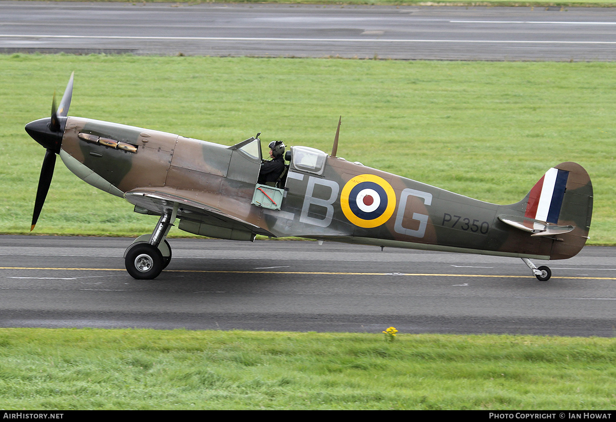 Aircraft Photo of P7350 | Supermarine 329 Spitfire Mk2A | UK - Air Force | AirHistory.net #228076