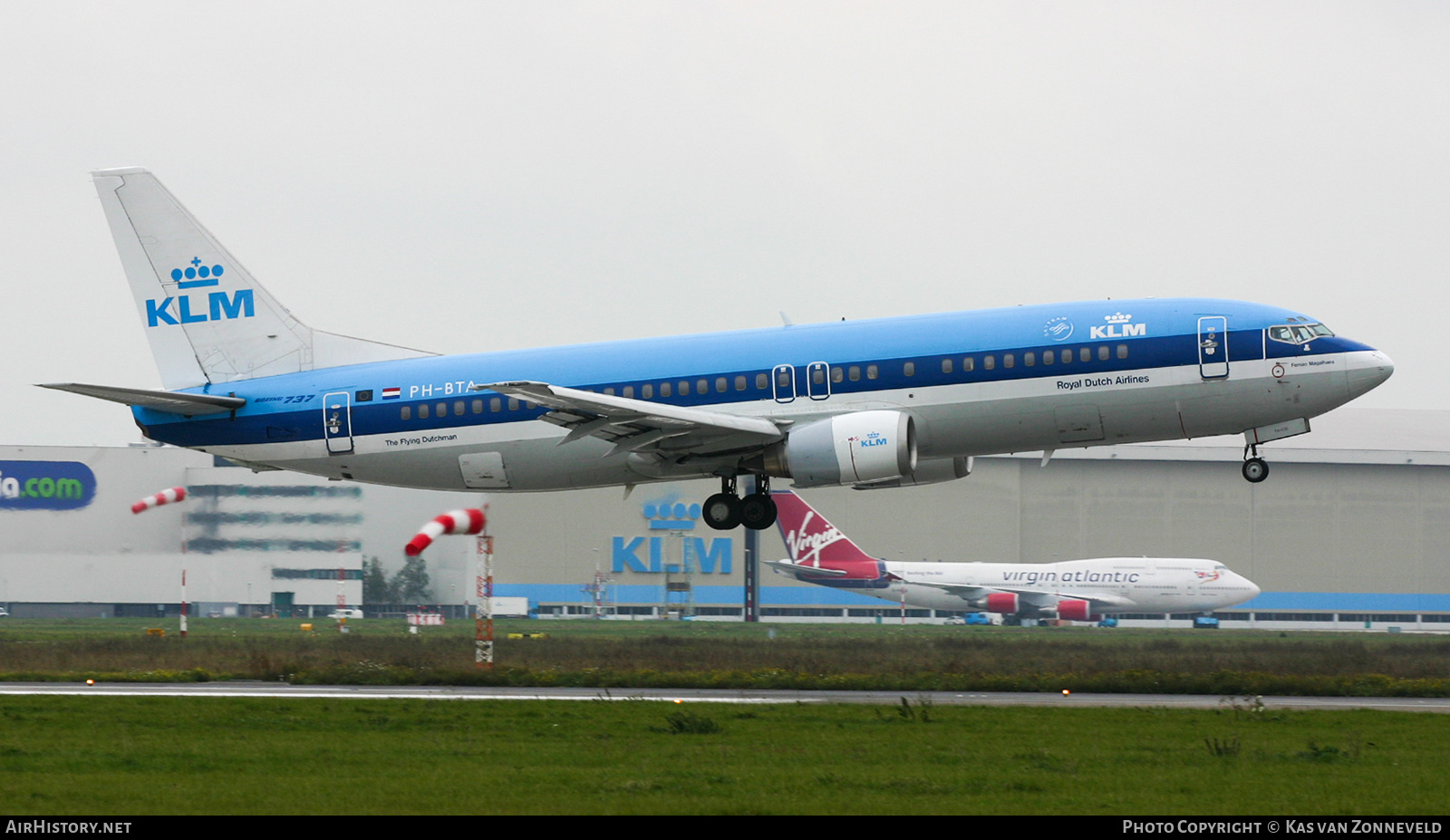 Aircraft Photo of PH-BTA | Boeing 737-406 | KLM - Royal Dutch Airlines | AirHistory.net #228101