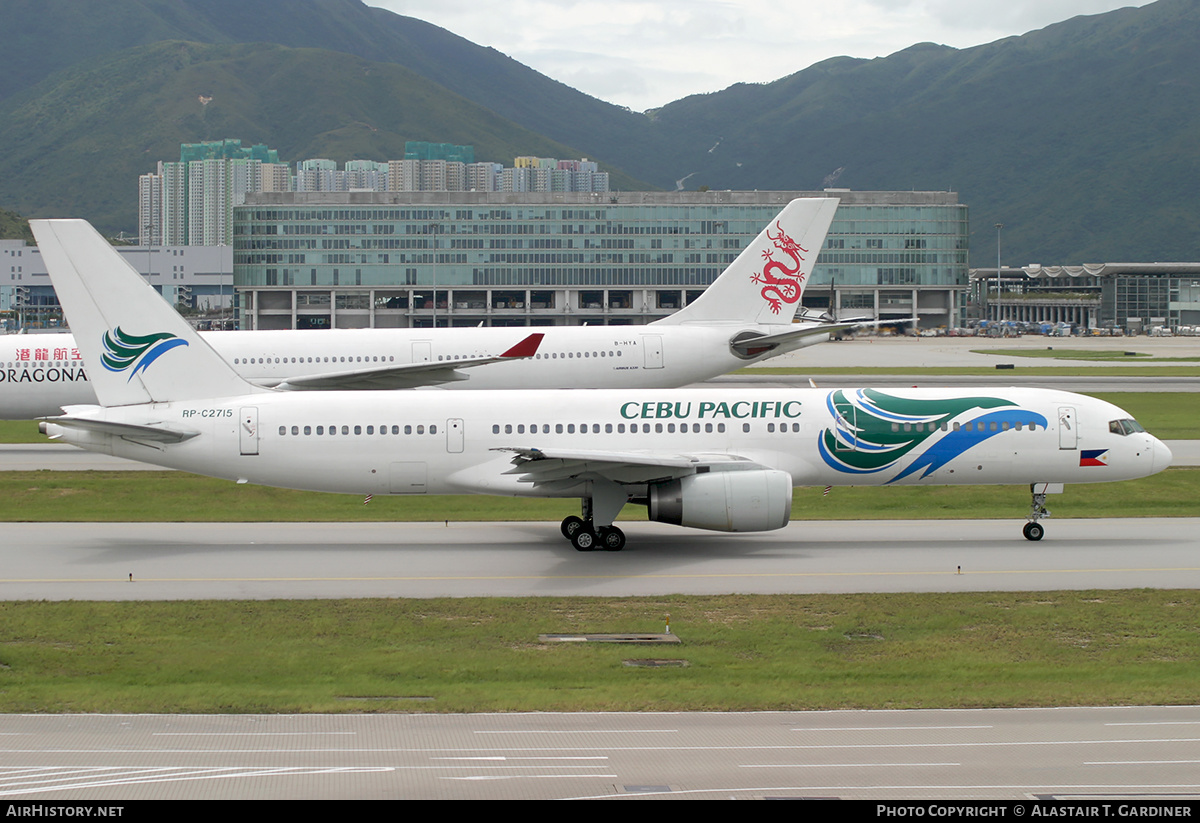 Aircraft Photo of RP-C2715 | Boeing 757-236 | Cebu Pacific Air | AirHistory.net #228107