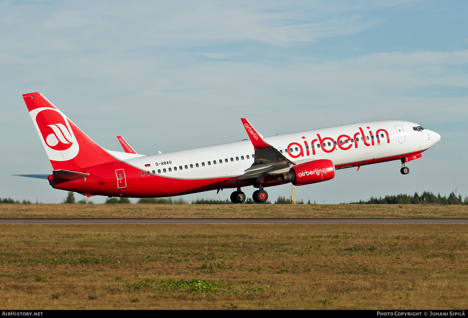 Aircraft Photo of D-ABAG | Boeing 737-86J | Air Berlin | AirHistory.net #228113