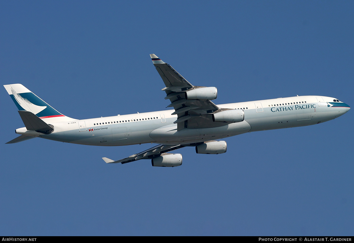 Aircraft Photo of B-HXH | Airbus A340-313X | Cathay Pacific Airways | AirHistory.net #228219
