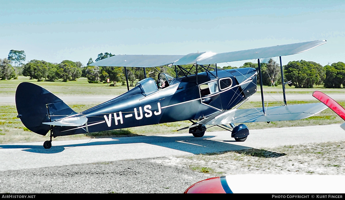 Aircraft Photo of VH-USJ | De Havilland D.H. 83 Fox Moth | AirHistory.net #228228