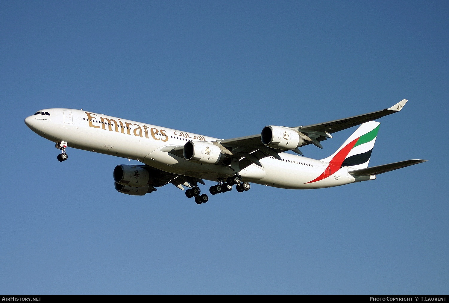 Aircraft Photo of F-WWTY | Airbus A340-541 | Emirates | AirHistory.net #228239