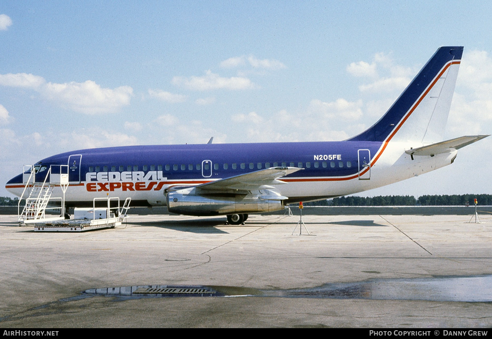 Aircraft Photo of N205FE | Boeing 737-2S2C/Adv | Federal Express | AirHistory.net #228274