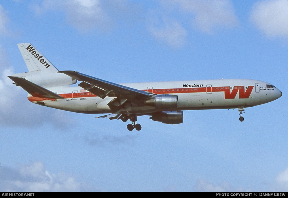 Aircraft Photo of N912WA | McDonnell Douglas DC-10-10 | Western Airlines | AirHistory.net #228280