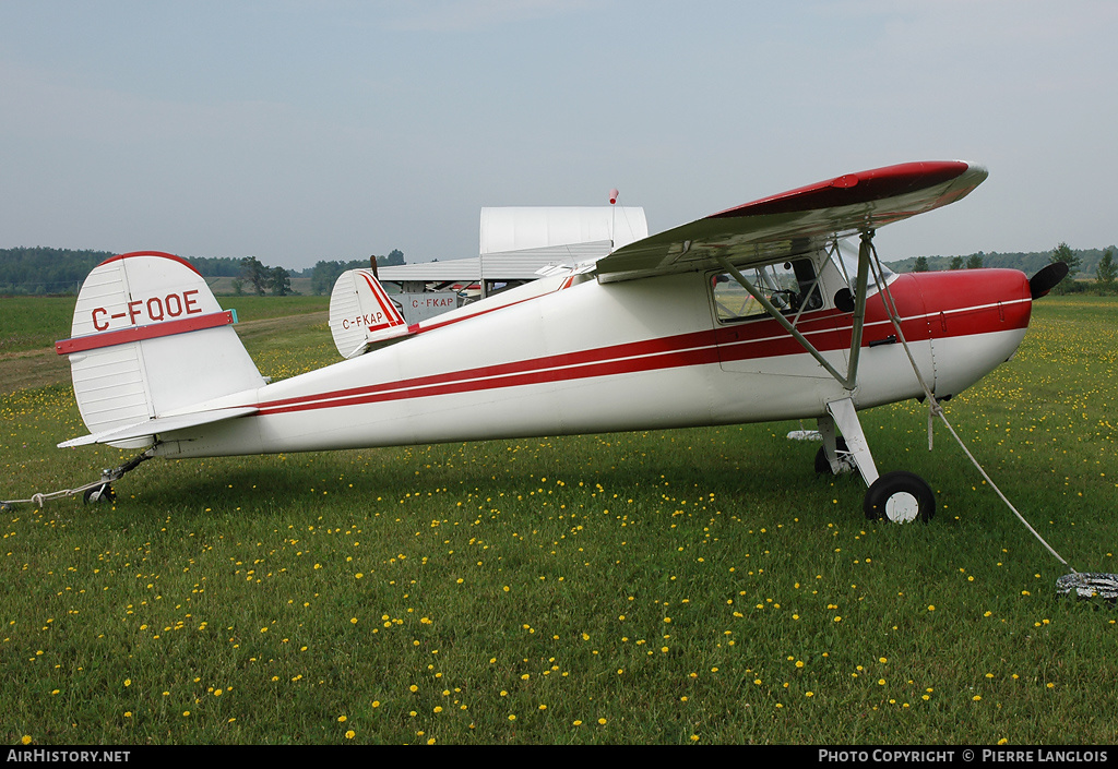 Aircraft Photo of C-FQOE | Cessna 120 | AirHistory.net #228303