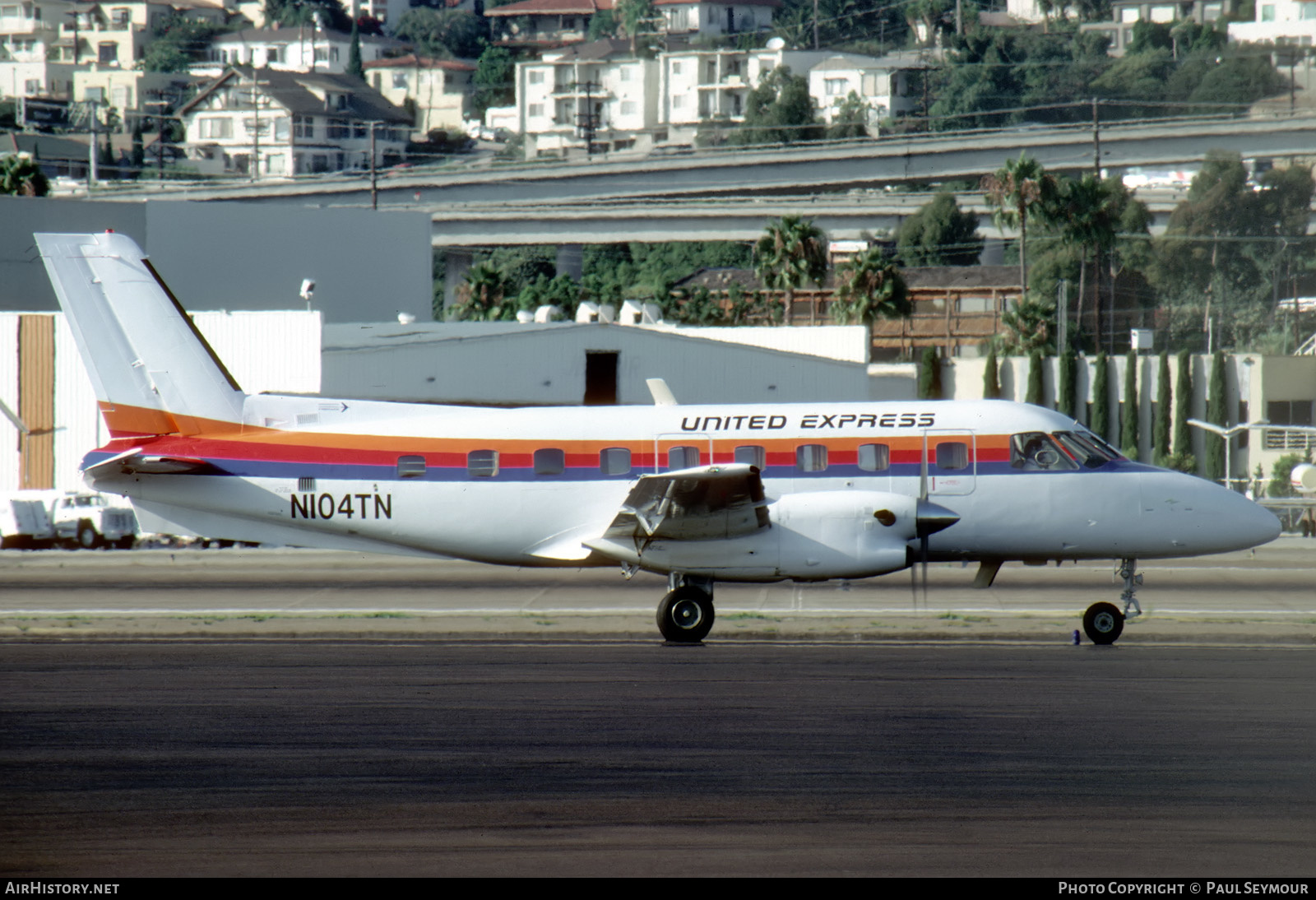 Aircraft Photo of N104TN | Embraer EMB-110P1 Bandeirante | United Express | AirHistory.net #228311