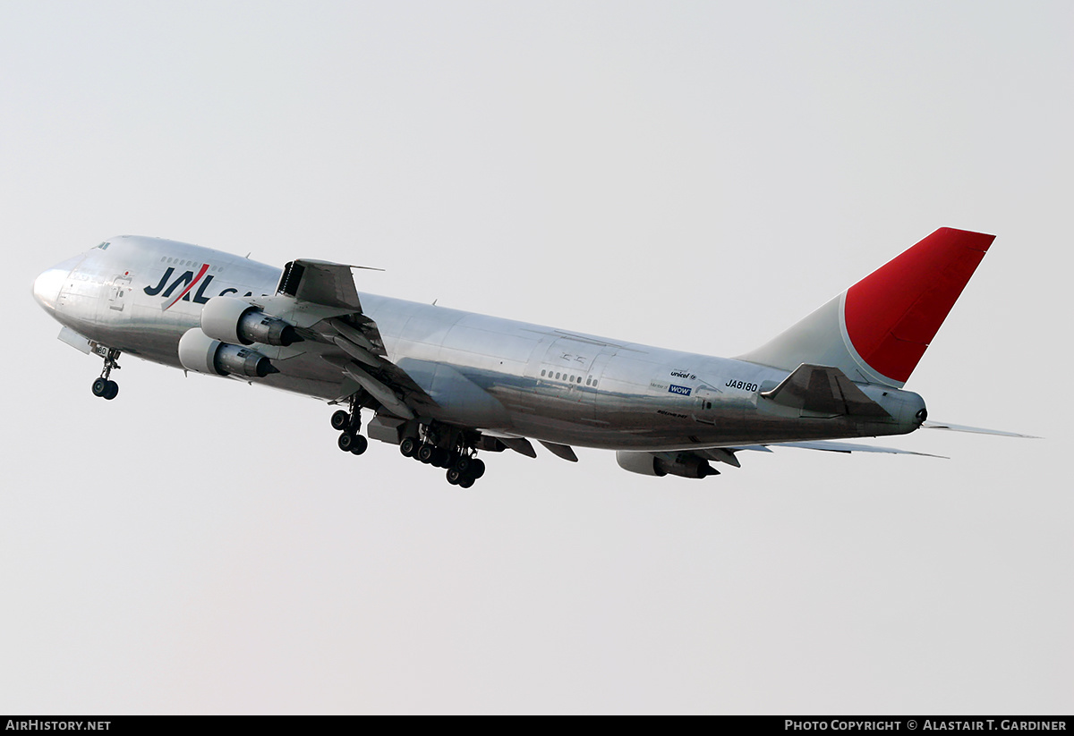 Aircraft Photo of JA8180 | Boeing 747-246F/SCD | Japan Airlines - JAL Cargo | AirHistory.net #228320