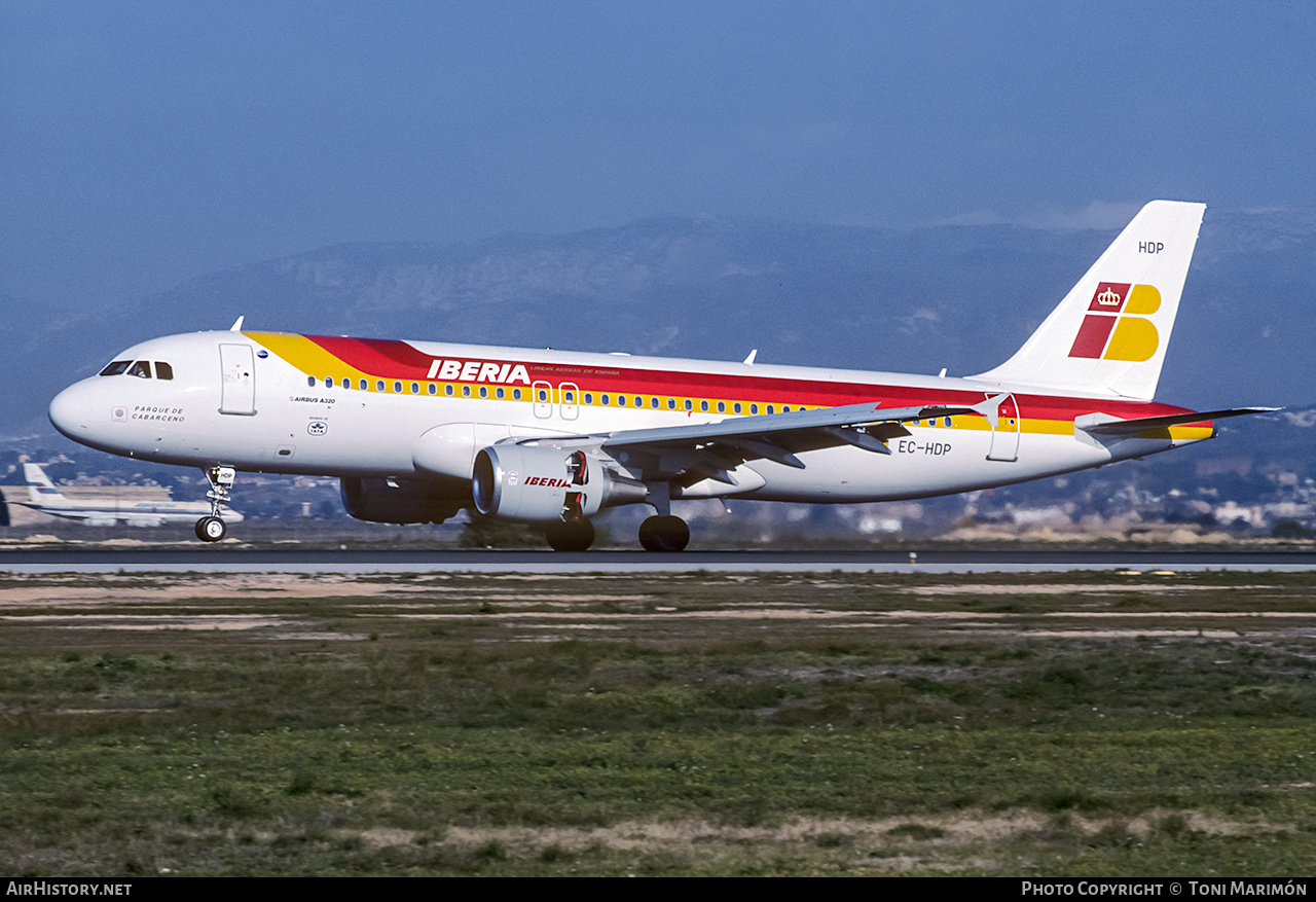 Aircraft Photo of EC-HDP | Airbus A320-214 | Iberia | AirHistory.net #228332